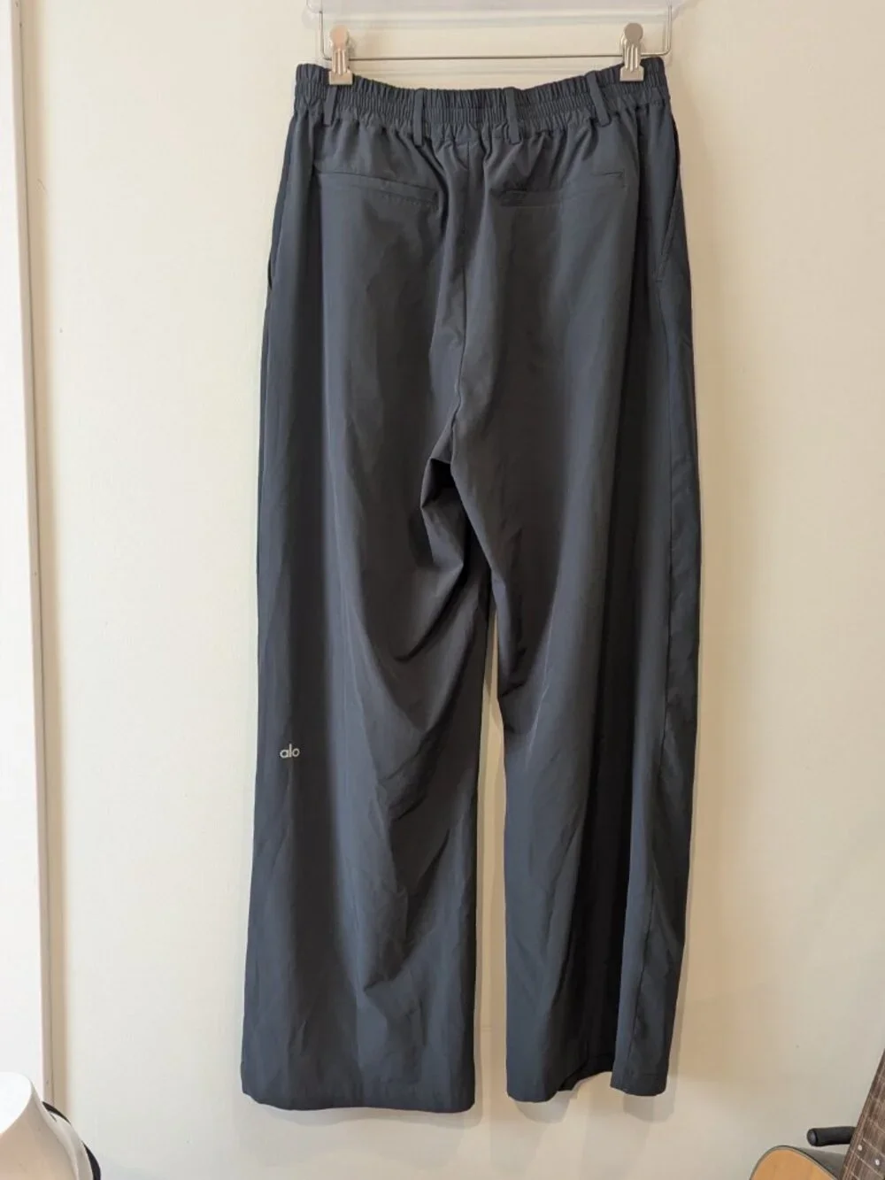 ALO Yoga High Waist Pursuit Trouser Anthracite Gray